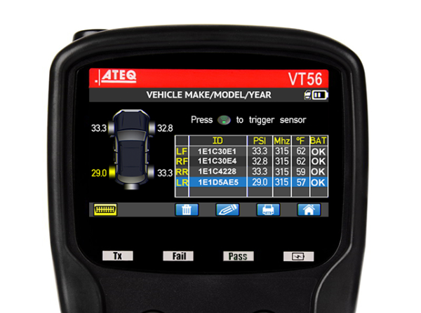 VT56 Comprehensive TPMS Service Tool VT56 Comprehensive TPMS Service Tool